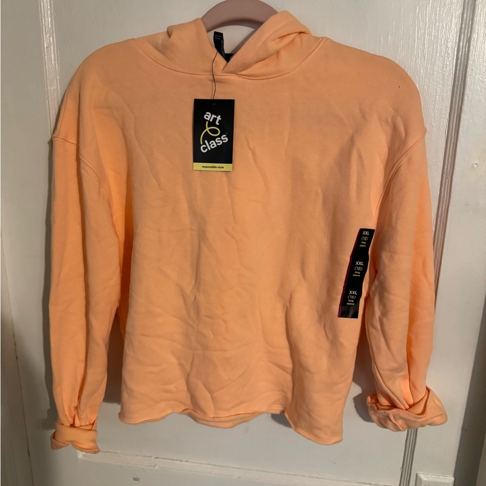 3 for $15 Girls’ Light Orange Hoodie
